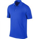 Royal blue moisture-wicking performance polo shirt featuring raglan sleeves, designed for bulk OEM production and private label sportswear brands.