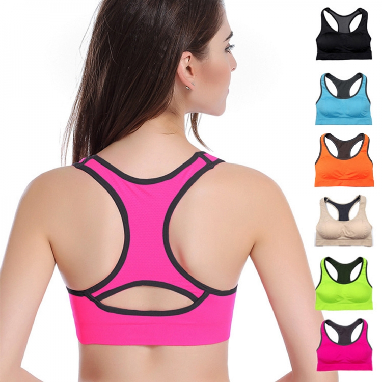 Racerback Sports Bra Bulk OEM Manufacturer Custom racerback sports bra with breathable mesh back panel and multi-way stretch fabric for private label activewear brands and bulk supply.