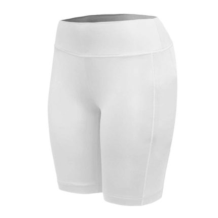 white compression shorts for women