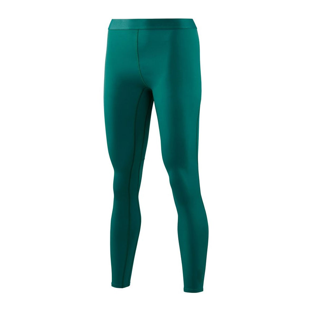 Custom Emerald Green Compression Leggings Men's performance compression leggings in emerald green with flatlock seams, optimized for bulk manufacturing and OEM.